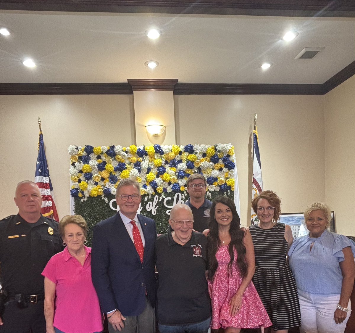 WVTreasury's tweet image. State Treasurer Larry Pack is in Logan County today where he caught up with Hatfield McCoy Trail System Executive Director Jeff Lusk, WVOW Radio, County Commissioner Diana Barnette, and got an update from local officials.
