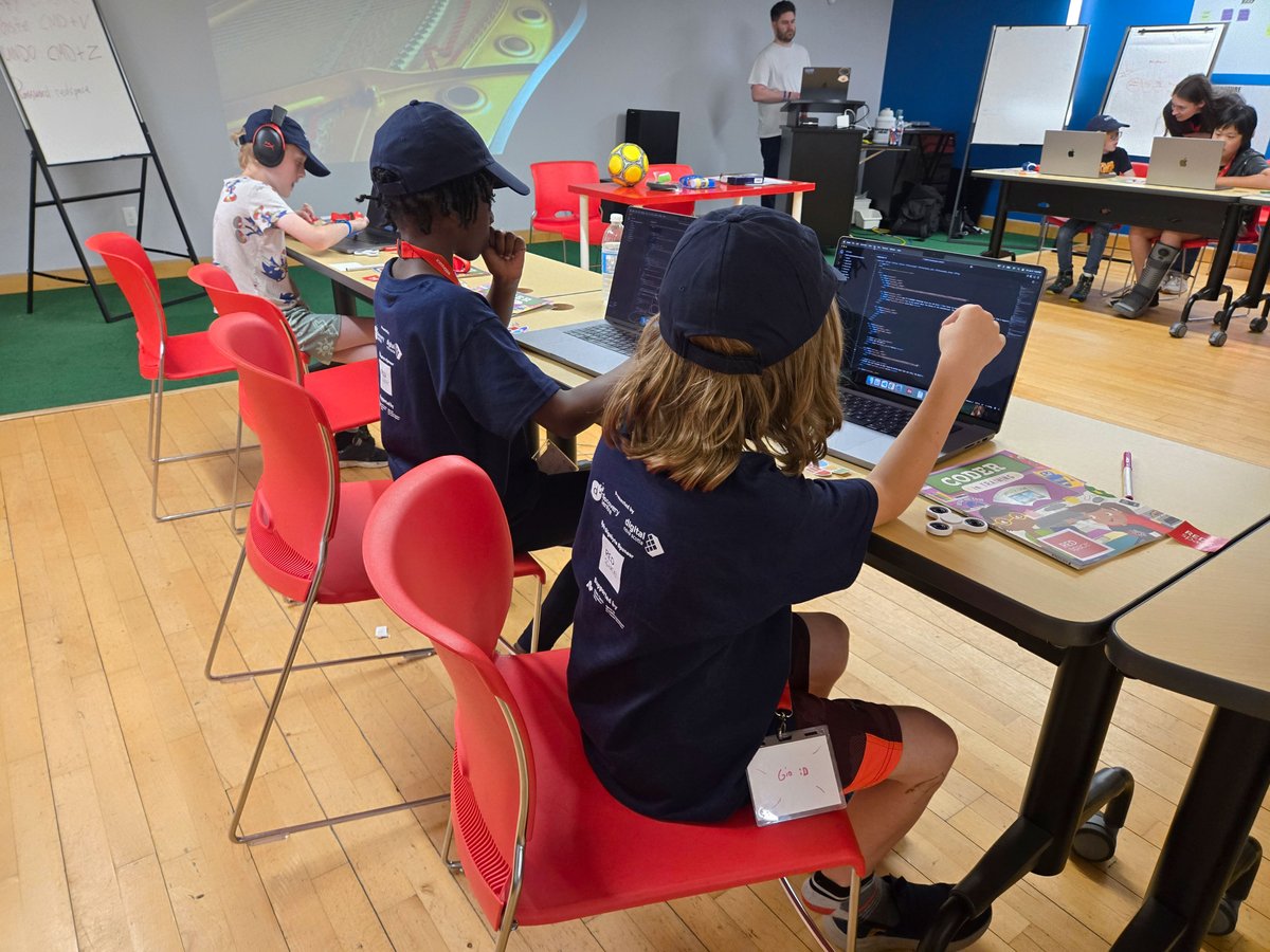 We kicked off summer last Friday with a CodeRED Workshop for Digital Discovery Camp, and it was a blast. This is our favourite time of year, and we're just getting started with the coding fun!