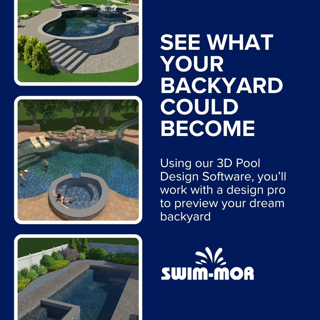 See your dream pool come to life before construction begins. Our 3D Pool Design Software lets you preview it all in a virtual backyard.
Start planning today: swimmor.com

#Swimmor #CustomPoolDesign #PoolPros #SwimMorCreations #SwimmingPools #BackyardGoals