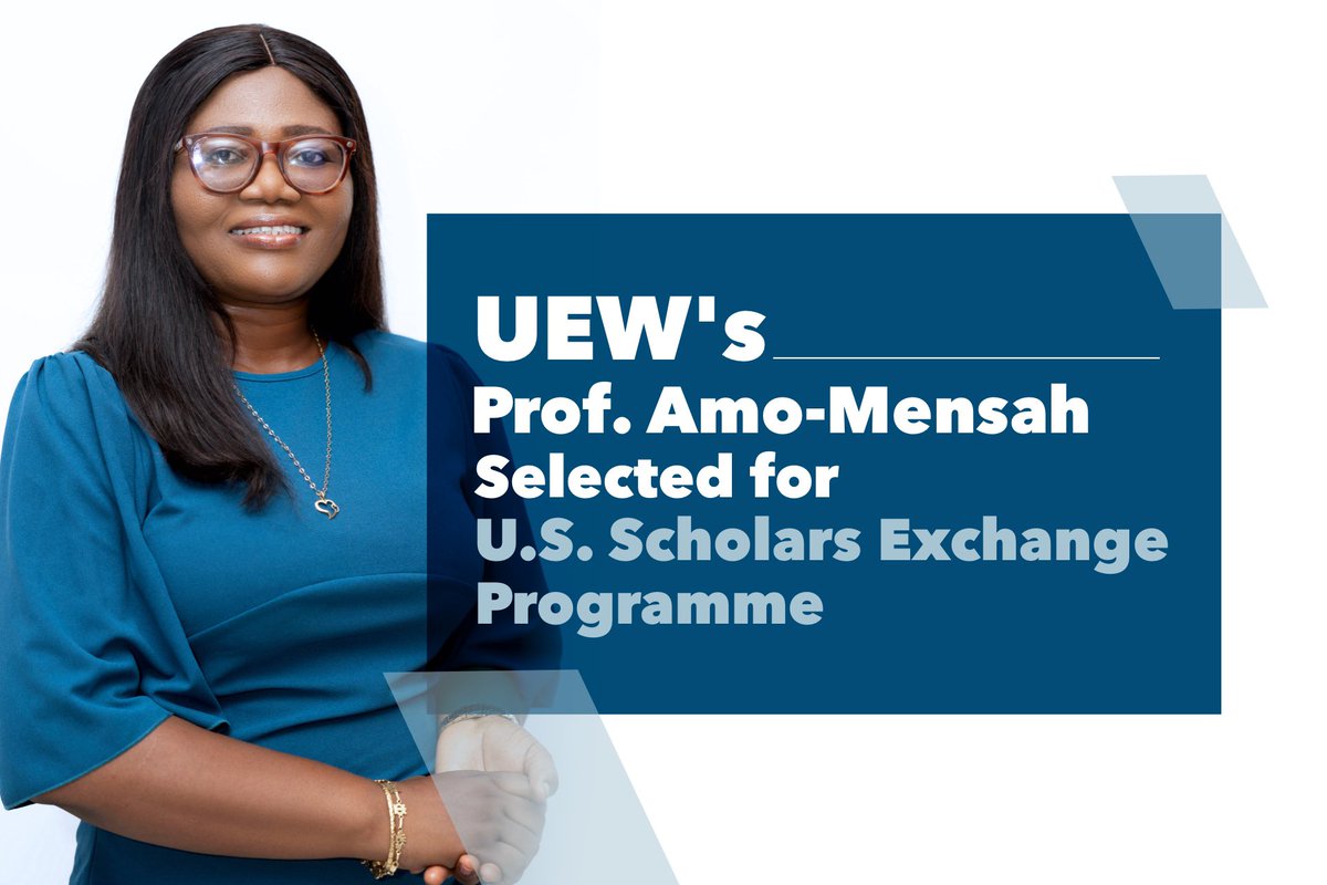 Prof. Mavis Amo-Mensah, Head of the Department of Strategic Communication at the University of Education, Winneba has been selected to participate in the prestigious Study of the U.S. Institutes (SUSI) for Scholars exchange programme,  sponsored by the U.S. Department of State.