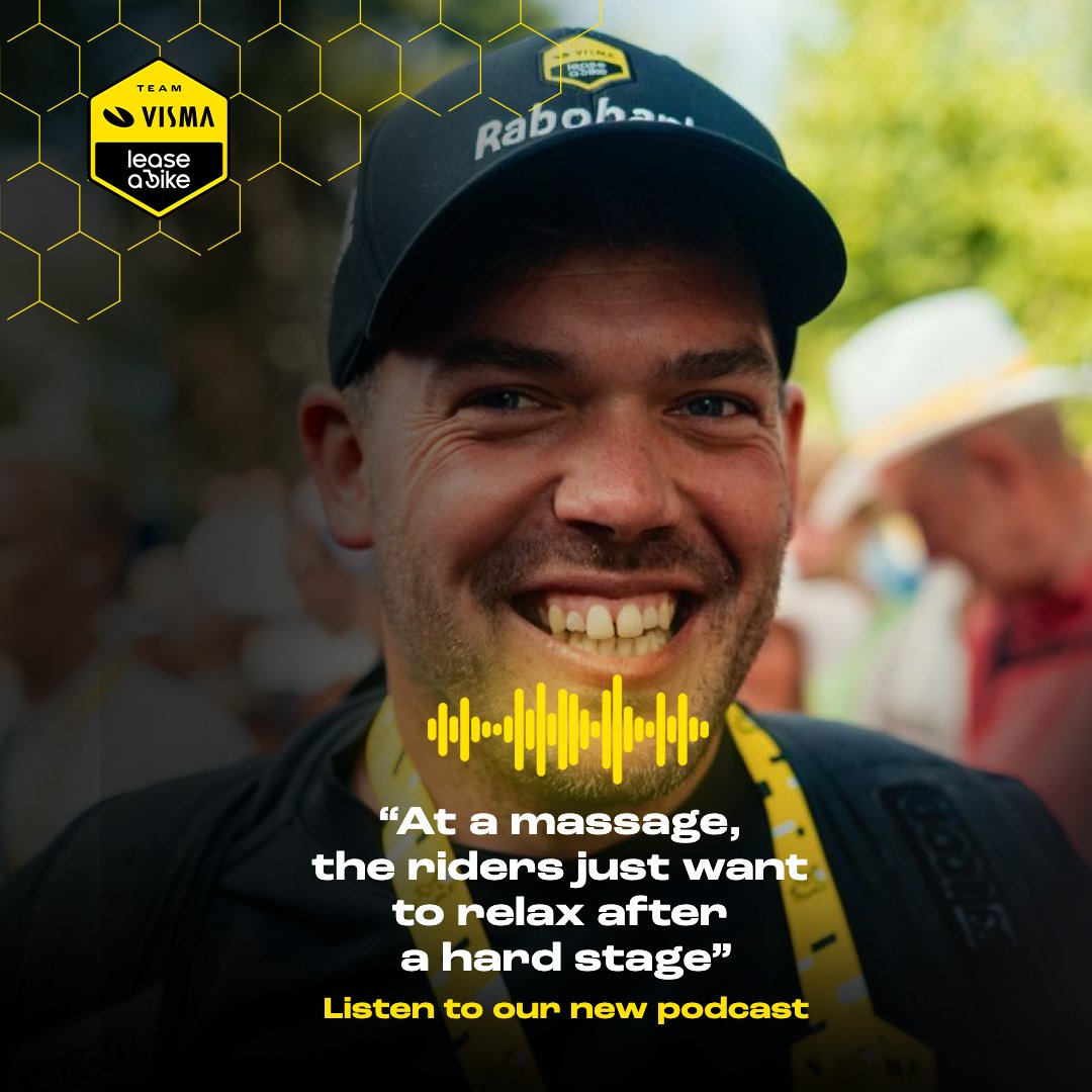 🎙️PODCAST | All of our guys made it to the finish line safely. During the latest episode of Inside the Beehive we checked in with our soigneur Martijn Snaet while he was preparing to hand over some musettes to our riders and he told us all about his job.

podcasts.apple.com/be/podcast/tou…