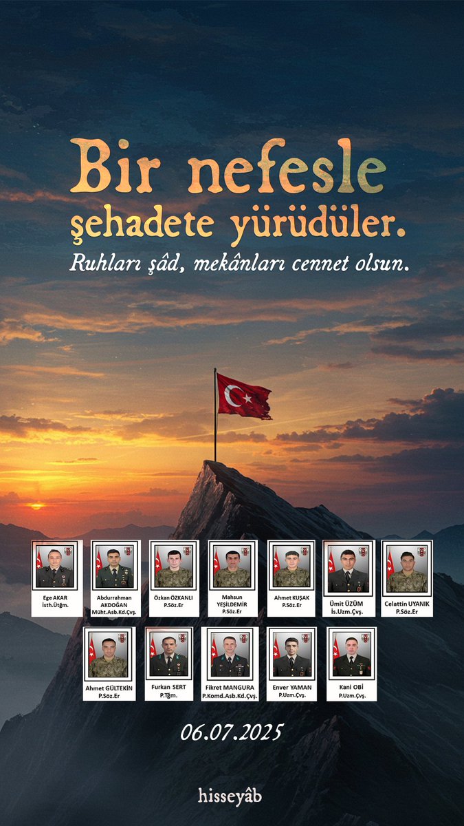Sayı ile kolay sayılır 1'den 12'ye kadar ...
Oysa bir ömürdür anne için 3 asır geçse de dinmez acısı..;(
#pence_kilit_harekatı
<a href="/Abdurrahman_Er_/">Abdurrahman ER</a> <a href="/Canerkaya065/">Caner KAYA</a> <a href="/ademgemici53/">Adem Gemici</a> <a href="/Emrullahkaya30/">Emrullah Kaya</a> <a href="/HaguderHakkari/">Hagüder Hakkari</a> <a href="/hakkarihagsad/">HakkariHagsad</a>