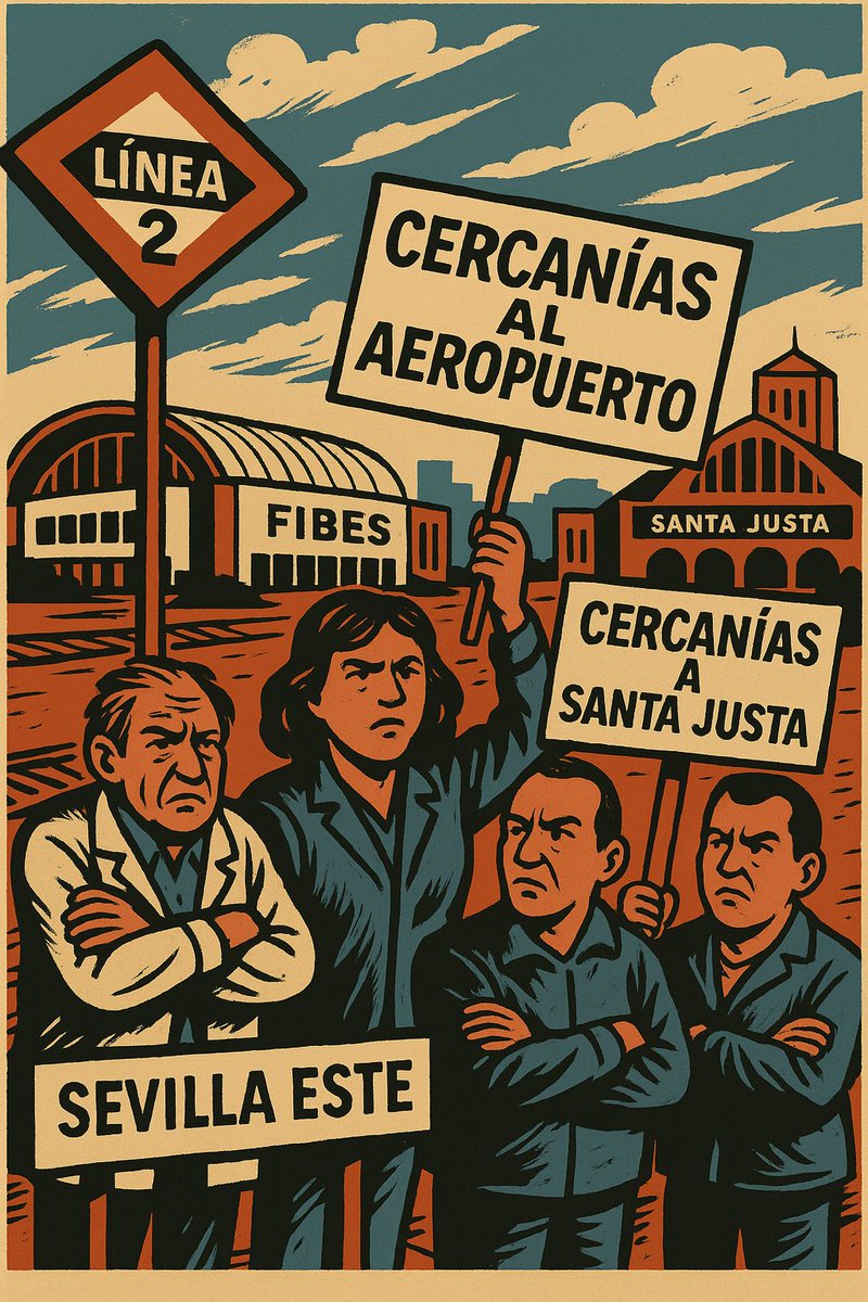 Tras la cumbre de la ONU creo que no hay vuelta de hoja: Sevilla quiere metro🚇 y Cercanías🚉 

👉🏿La Línea 2 es urgente en Sevilla Este, Alcosa y FIBES. 
👉🏿El Cercanías al aeropuerto, desde Santa Justa y pasando por Sevilla Este, no puede esperar más.