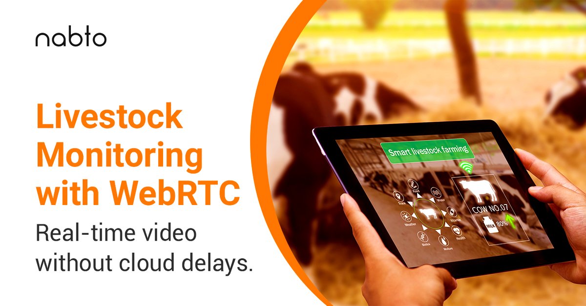 🐑 Livestock monitoring with #WebRTC means real-time video, no cloud delays, and no middleman.

👉🏼 Watch animals in action
👉🏼 Ensure safety &amp; security
👉🏼 Monitor remote locations

Learn more ➡ nabto.com/smart-video/ca…

#IoT #Livestock #Applications