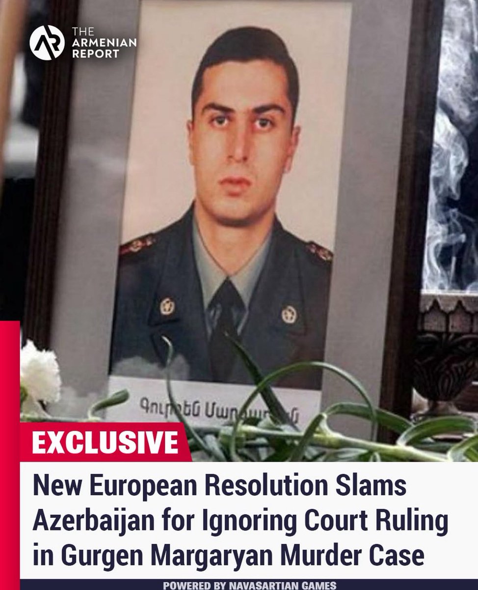 ֎ Elena Semer ֎ (@elenasemer) on Twitter photo An #Azerbaijani used a NATO-sponsored peace program in #Hungary to gain access to an Armenian participants dormitory, where he brutally murdered him with an axe while he slept, decapitating him.
Hungary’s Prime Minister <a href="/PM_ViktorOrban/">Orbán Viktor</a> later extradited the killer, An #Azerbaijani used a NATO-sponsored peace program in #Hungary to gain access to an Armenian participants dormitory, where he brutally murdered him with an axe while he slept, decapitating him.
Hungary’s Prime Minister <a href="/PM_ViktorOrban/">Orbán Viktor</a> later extradited the killer,