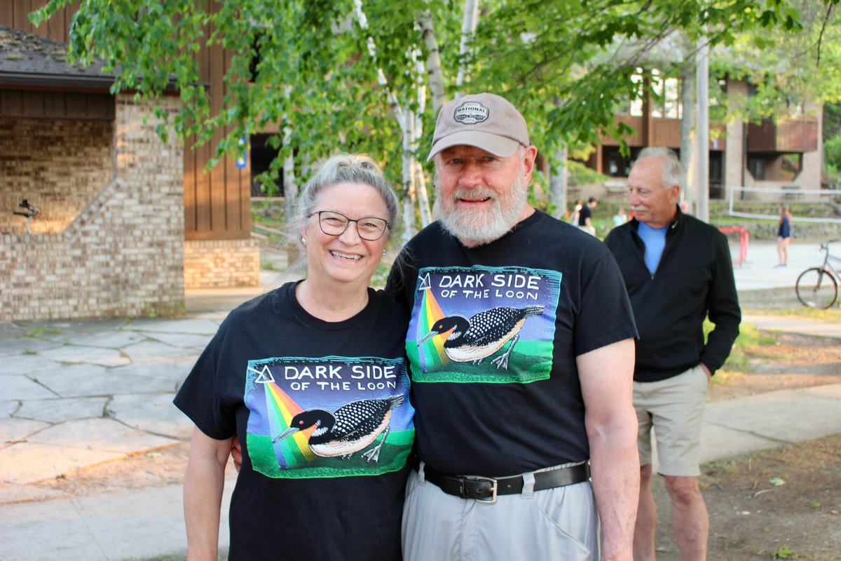 UMBS's tweet image. Loon lovers across northern Michigan visited the @UMich Biological Station last week to hear loon biologist Jay Mager. Read the fascinating story behind the charismatic northern diver known for alluring, distinctive calls: myumi.ch/pVdPZ