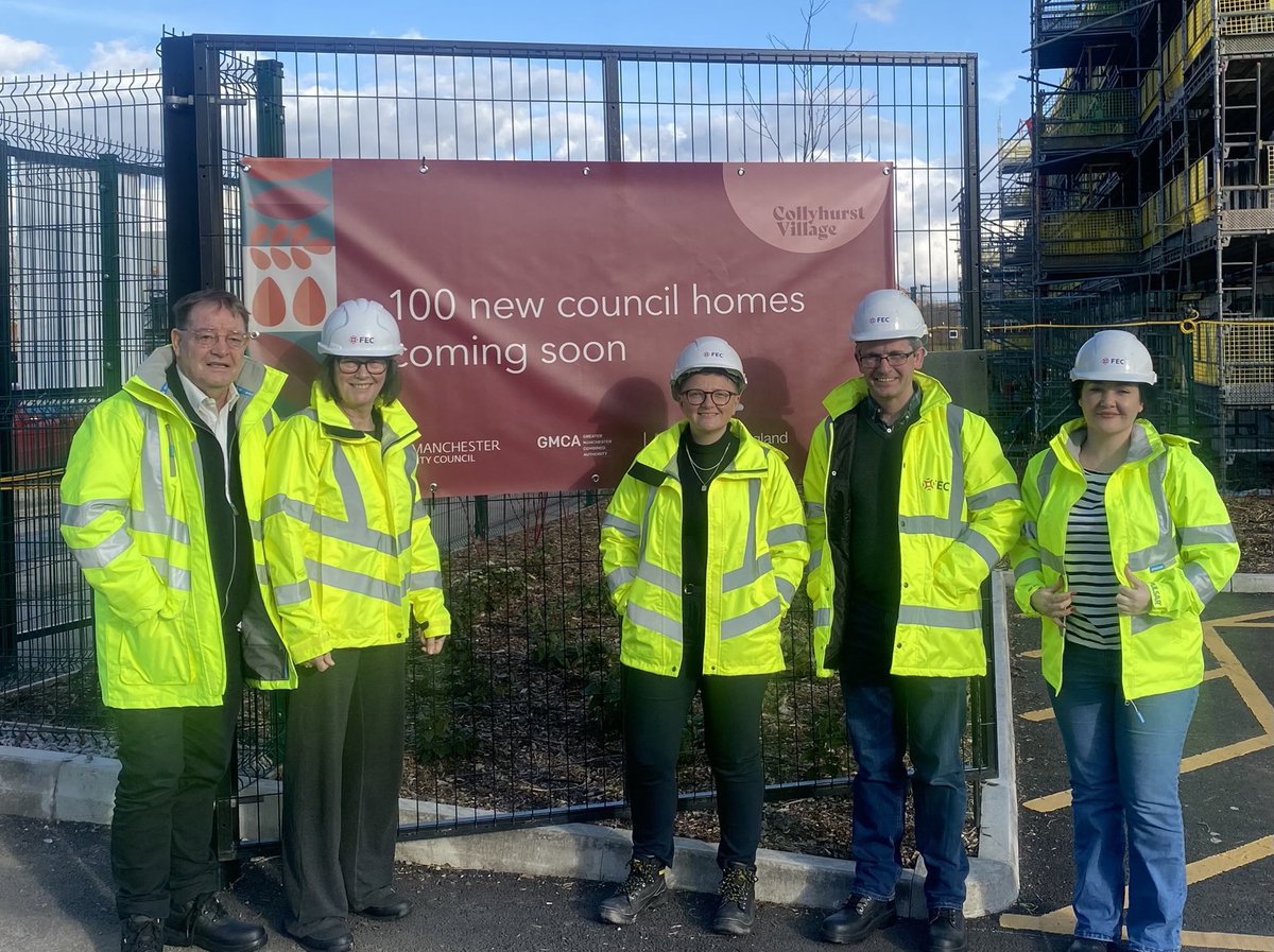 bevcraig's tweet image. Great to check out the progress of fantastic new council homes we’re building in Collyhurst.
All part of our plan to build 10,000 council, social and affordable homes right across the city.
On track and delivering the most council & social homes we’ve built in almost 15 years!