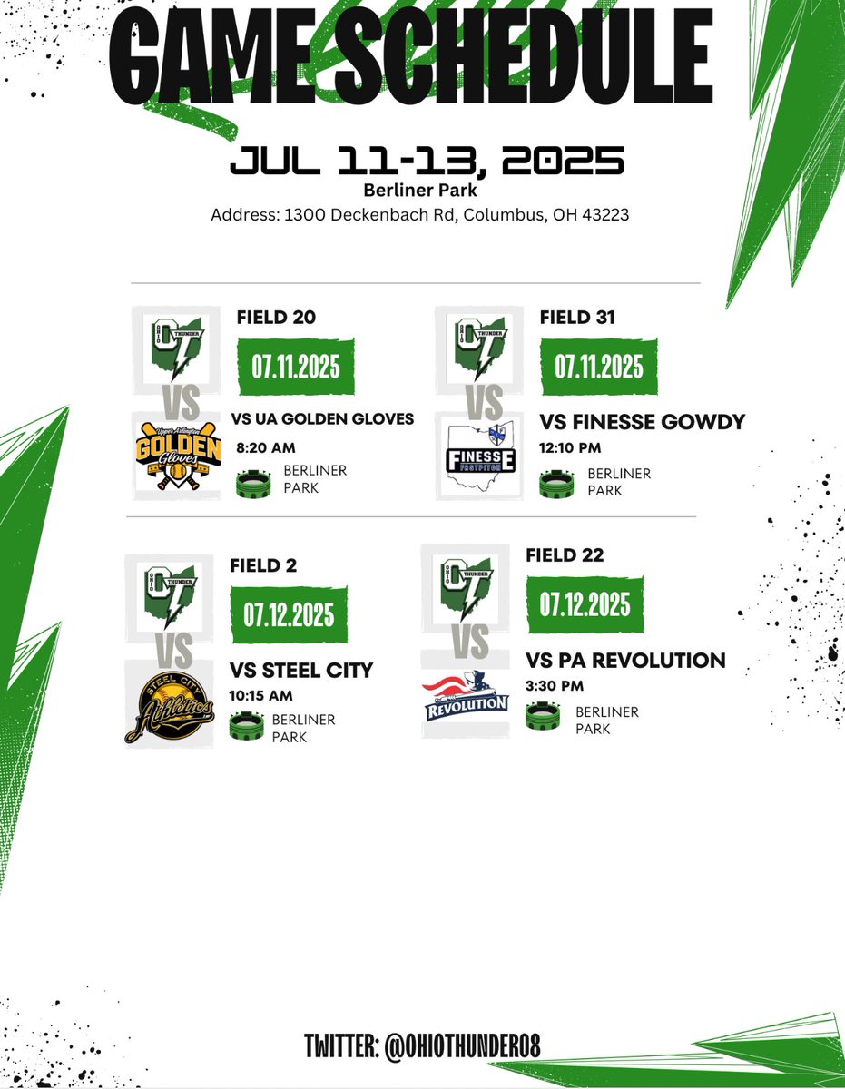 AddysonPlummer's tweet image. Here’s my schedule for this weekend at berliner! Hope to see you there
@HUsoftball @Huntington_SB @OhioChr_SB @CapUSoftball @addyjarvis @BabinskiSteve @OhioBobcatSB @MiamiOH_SB @TiffinUSoftball @ZipsSB