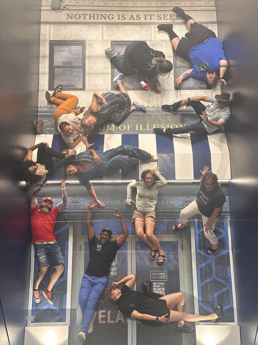 When #AFEteachers come together, it’s a vibe! #STEM #STEAM #CSteachers UNITE There are some <a href="/BLELancaster/">Belt Line Elementary</a> <a href="/PleasantRunLISD/">Pleasant Run Elementary</a> teachers in the atmosphere! <a href="/csteachersorg/">CS Teachers Association (CSTA)</a> <a href="/LancasterISD/">Lancaster ISD</a> <a href="/IllusionsMuseum/">Museum of Illusions</a>