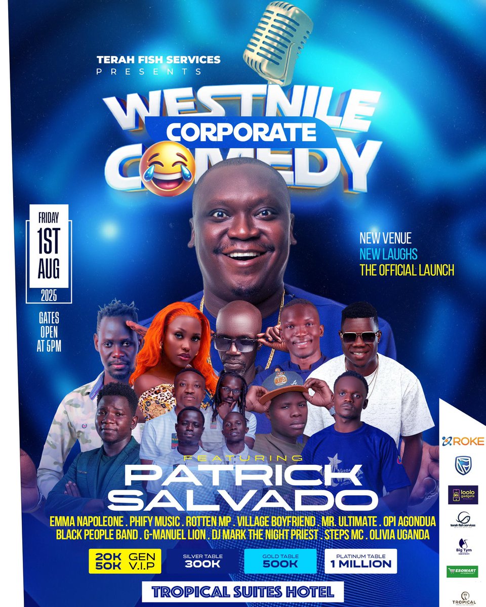 Corporate comedy didn’t come to play this Time. Crazy line up 🔥🙌🏿