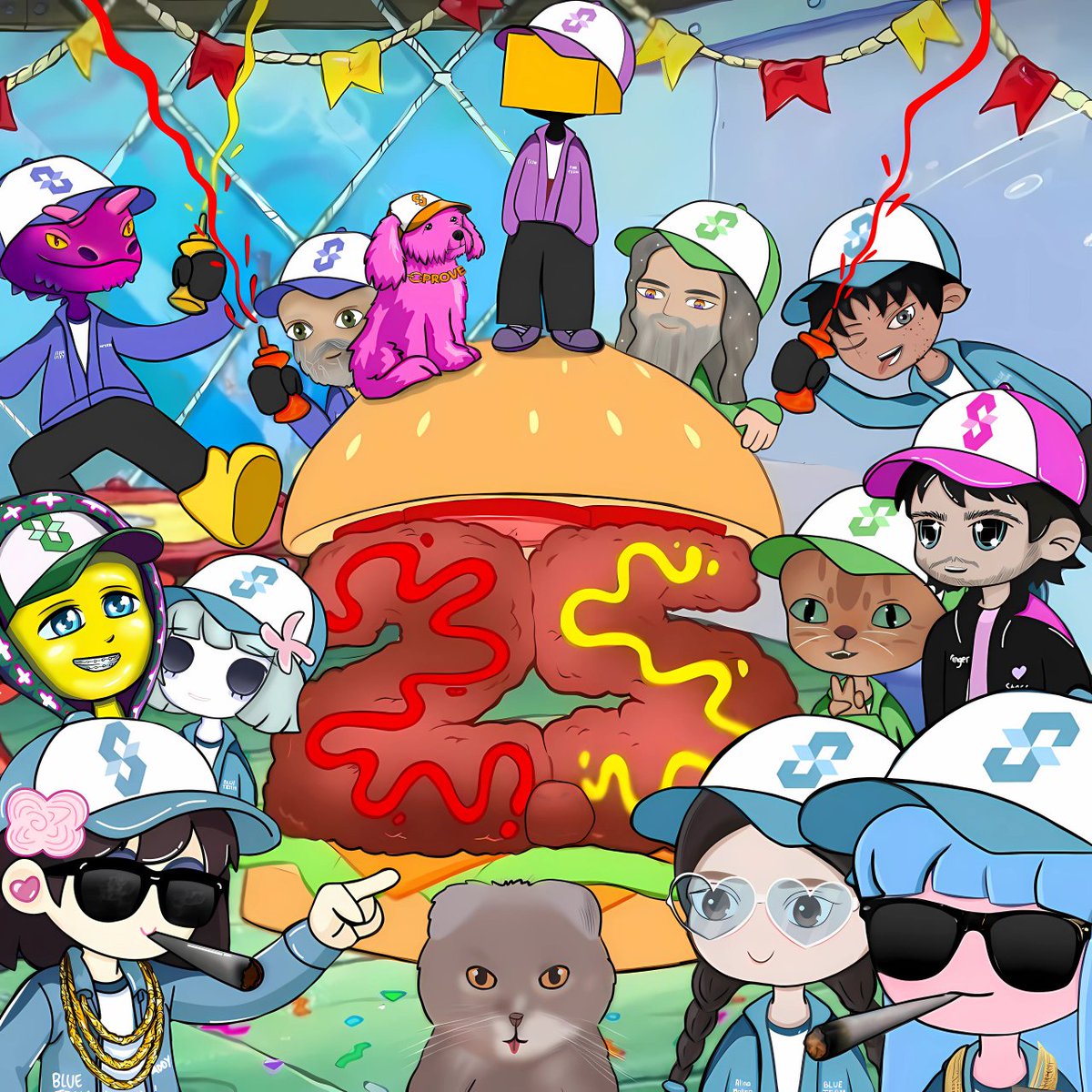 STAGE 2.5 — TEAM SPIRIT ON MAX 🩷
I put all the Stage 2.5 vibes in here — bright, fun, and full of team spirit.
This art is my way of saying how much it matters to be together.
<a href="/SuccinctLabs/">Succinct</a>  isn’t just about code — it’s about the warmth inside the community.
Hugs to each of