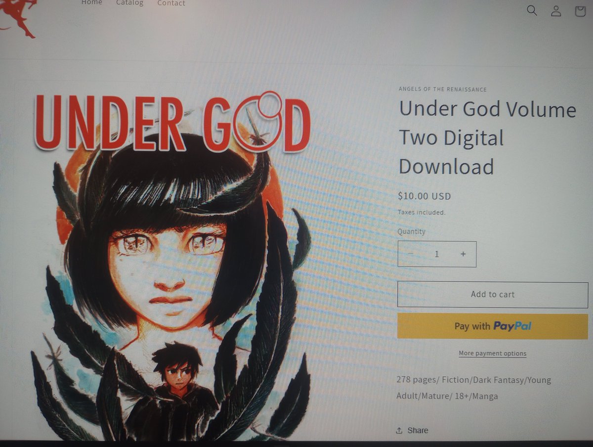 Volume 2 of Under God is available! Digital download for the time being...
Look into the catalog to find volume 2