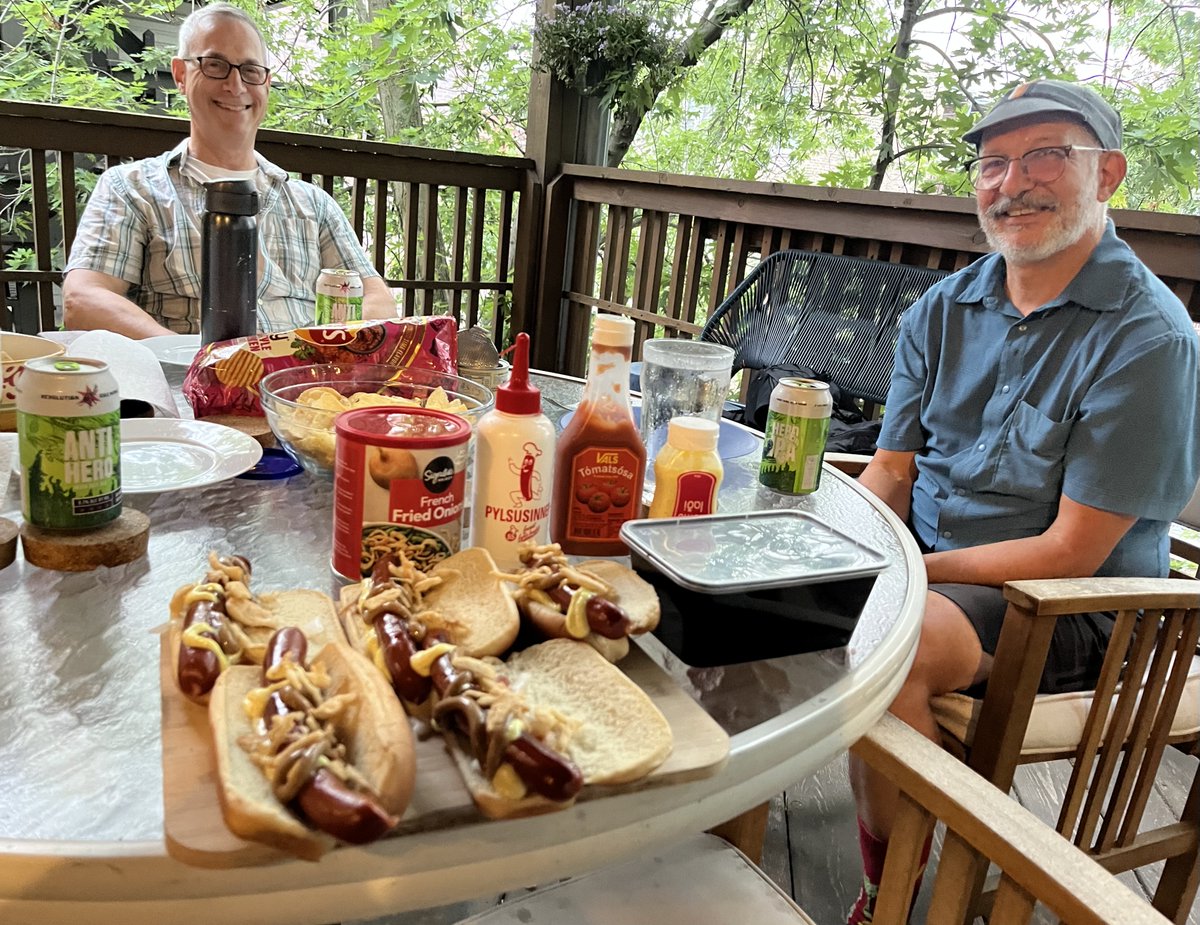 John Greenfield (@greenfieldjohn) on Twitter photo I hosted an Icelandic hot dog dinner last night, using supplies imported from the Reykjavik airport by a friend. And yes, unlike Chicago-style hot dogs, you're *supposed* to put (apple sauce-based) ketchup on Iceland-style franks.
More info:
icelandhotelcollectionbyberjaya.com/magazine/blog/… <a href="/monicaeng/">Monica Eng</a> I hosted an Icelandic hot dog dinner last night, using supplies imported from the Reykjavik airport by a friend. And yes, unlike Chicago-style hot dogs, you're *supposed* to put (apple sauce-based) ketchup on Iceland-style franks.
More info:
icelandhotelcollectionbyberjaya.com/magazine/blog/… <a href="/monicaeng/">Monica Eng</a>