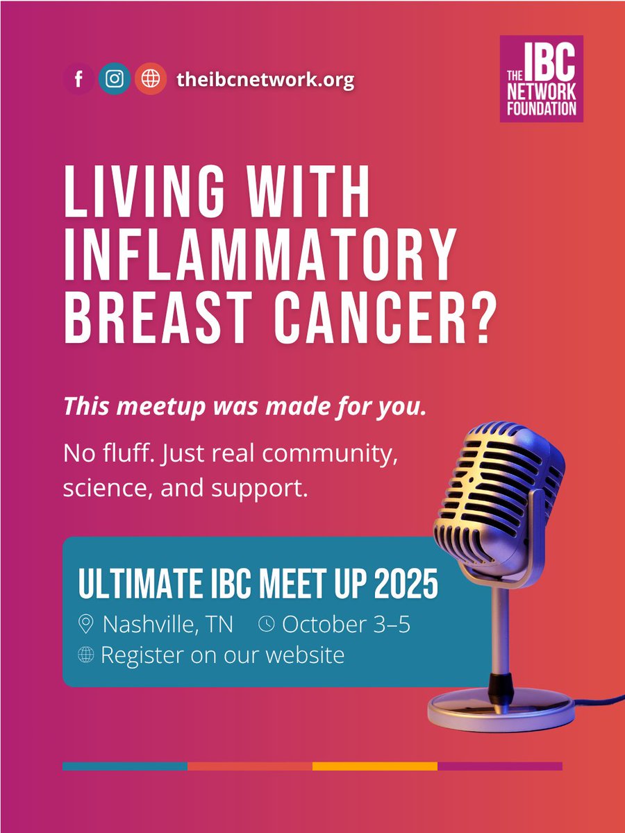 TalkIBC's tweet image. Come to an event that's going to get into the deep conversation of living with IBC.
Register for the meetup at ultimateibcmeetup.org. Room bookings are available at the host hotel, The Inn at Opryland. Room discount ends September 8.
#ultimateibcmeetup #tn #event #meetup