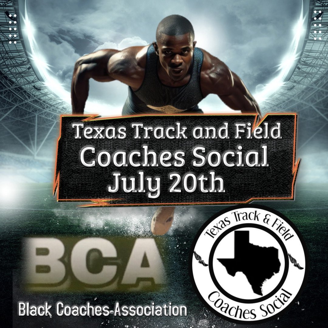 We are 13 days away from the <a href="/THSCAcoaches/">THSCA</a> association. Mark your calendar and join us for the TEXAS TRACK AND FIELD COACHES SOCIAL July 20th @ The Lucky Duck <a href="/7pm/">Huong Le</a>-Until 810 North Alamo St. San Antonio Tx 78215