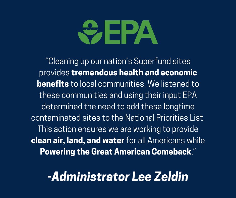 U.S. EPA tweet media