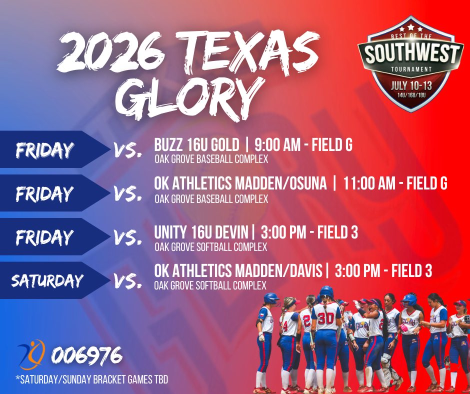 Kyleigh Pawlak (@kyleighpawlak30) on Twitter photo Texas glory is back in Texas check out my teammates and I this weekend!! <a href="/SevenDT_7/">SEVEN Diamond Training</a> <a href="/TakeCharge_SB/">TakeChargeRecruiting-Softball</a> <a href="/TexasGlory2026/">2026 Texas Glory</a> Texas glory is back in Texas check out my teammates and I this weekend!! <a href="/SevenDT_7/">SEVEN Diamond Training</a> <a href="/TakeCharge_SB/">TakeChargeRecruiting-Softball</a> <a href="/TexasGlory2026/">2026 Texas Glory</a>