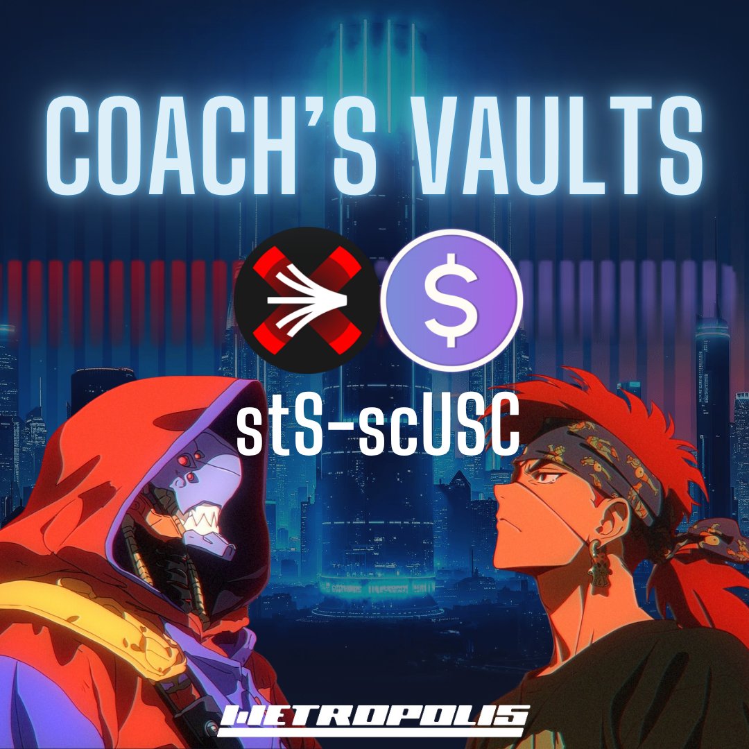 We're baacccckkkkkk!!!

Maker Vault on <a href="/MetropolisDEX/">Metropolis</a> 

➡️ app.metropolis.exchange/liquidity/vaul…

Let's earn some juicy yield Trade Fees + $METRO + Season 2 Points + Rings Points