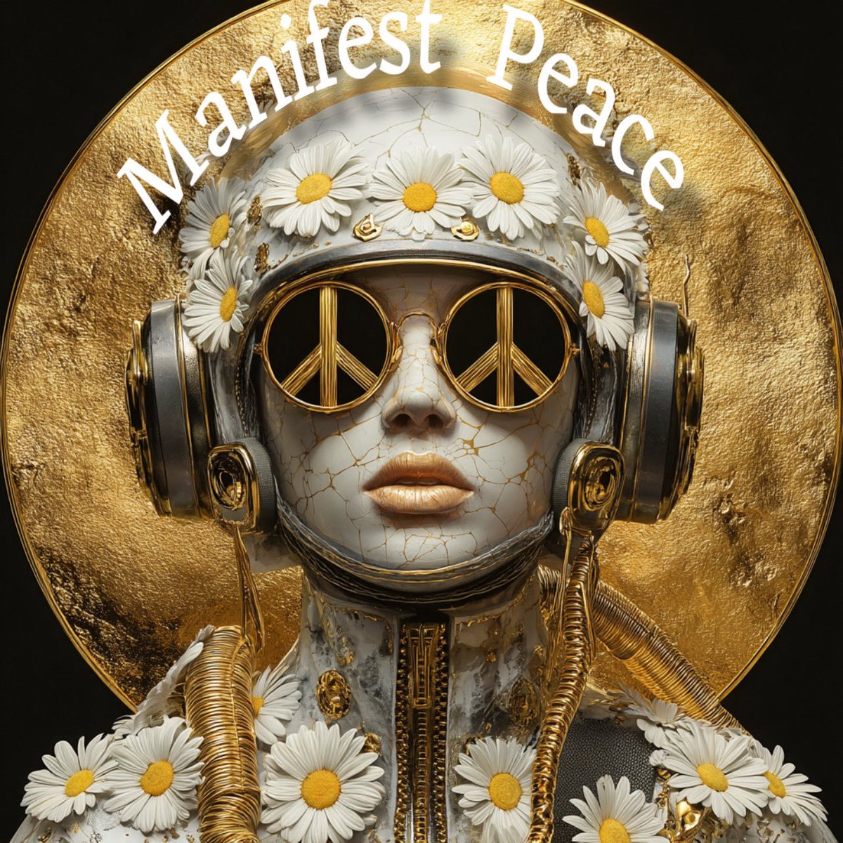 “ Manifest Peace” 
Part of my art collection seeking sponsors to send my art collection to an Asteroid through <a href="/CopernicSpace/">👨‍🚀Copernic Space🚀</a> <a href="/LadyRocketFund/">LadyRocketFoundation</a> 
Each sponsor will receive a signed metal print in appreciation &amp; an investment in the hand painted version🔥