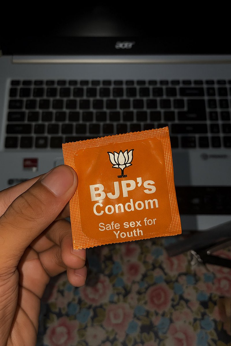 In the race to compete with Congress’s ongoing campaign in the Bihar elections, BJP distributed this in my locality.