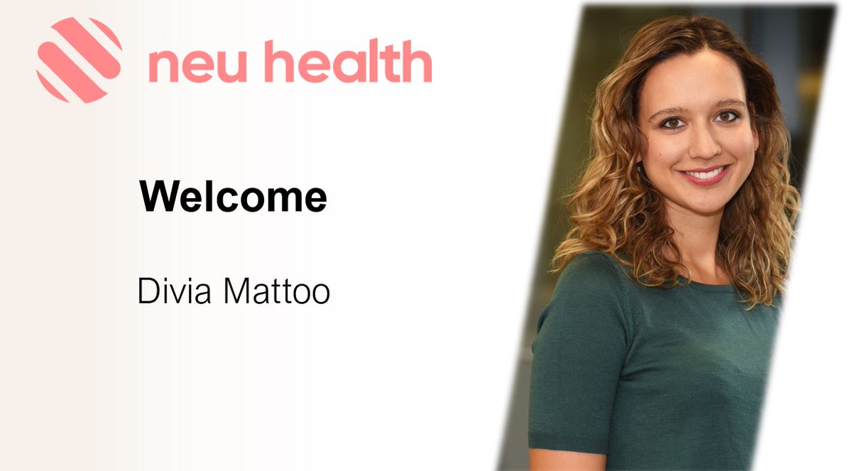 Neu_Health's tweet image. We're excited to welcome Divia Mattoo as @Neu_Health's new Head of Growth.
She brings deep expertise in health tech and a passion for transforming Parkinson’s and dementia care through evidence-based innovation.
#DigitalHealth #HealthTech #Parkinsons #Dementia #StartUp