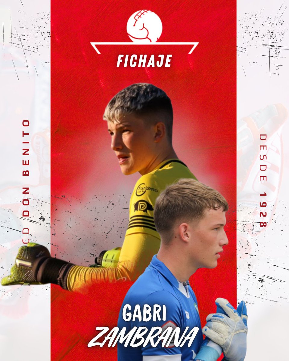 CD Don Benito (@cddonbenito_) on Twitter photo #OFICIAL |
𝑮𝑨𝑩𝑹𝑰 𝒁𝑨𝑴𝑩𝑹𝑨𝑵𝑨 (Don Benito, 2003) es nuevo jugador del <a href="/CAGimnasticoDB/">Gimnástico Don Benito</a>. Se incorporará a la dinámica del primer equipo, alternando también con el filial.
🧤Portero joven, de grandes reflejos, que ha pasado su etapa de juveniles en División de Honor. #OFICIAL |
𝑮𝑨𝑩𝑹𝑰 𝒁𝑨𝑴𝑩𝑹𝑨𝑵𝑨 (Don Benito, 2003) es nuevo jugador del <a href="/CAGimnasticoDB/">Gimnástico Don Benito</a>. Se incorporará a la dinámica del primer equipo, alternando también con el filial.
🧤Portero joven, de grandes reflejos, que ha pasado su etapa de juveniles en División de Honor.