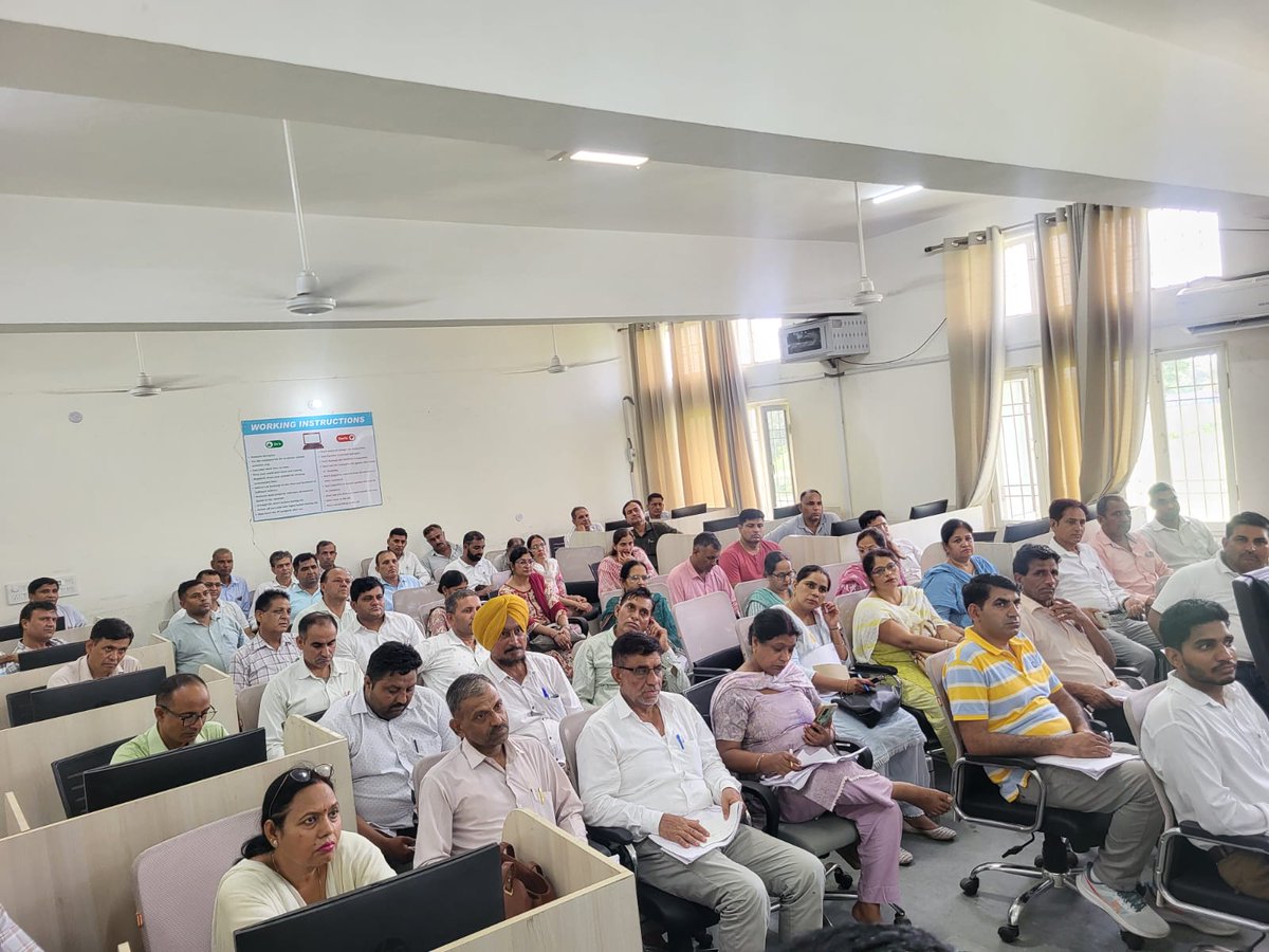 Under National Training Program for Booth Level Officers 2025, First day of Training program  organized at Government College Chhachhrauli,  District Yamunanagar <a href="/eci/">eci</a> <a href="/ceoharyana/">Chief Electoral Officer, Haryana</a>
