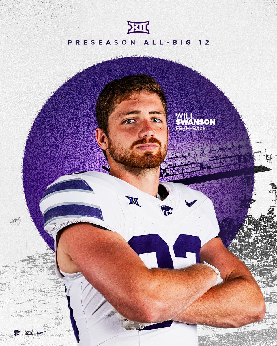 #Big12FB preseason nods for <a href="/AustinRomaine2/">Austin Romaine</a> and <a href="/WillSwanson11/">Will Swanson</a>

⚒️ k-st.at/45XHDo8