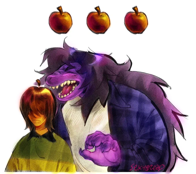 u know what they say... an apple a day... #krusie