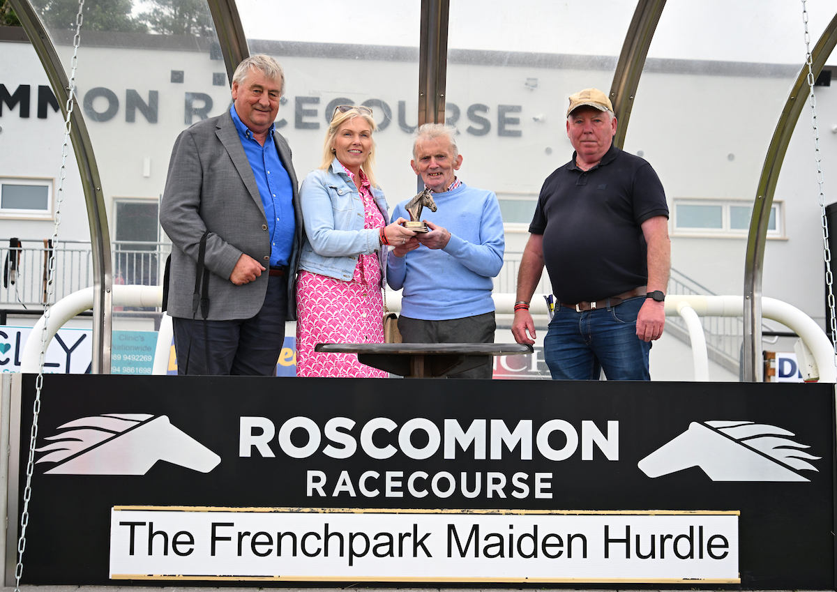 In a tight finish in the second division of the Frenchpark Maiden Hurdle 'Young Churchill' and Donagh Meyler get up to win for trainer Noel Meade beating 'Astelia' by half a length. 👏🥇

📸 - Healy Racing.

#Racing #HorseRacing