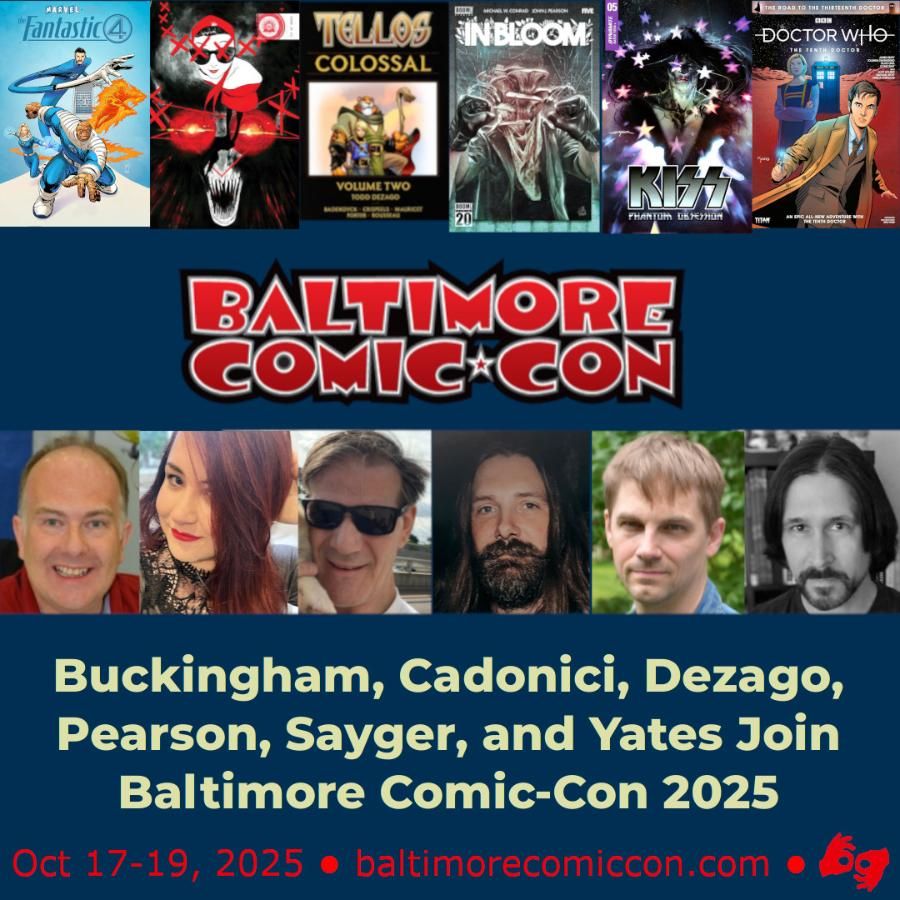 The Fanboy Factor (@fanboyfactor) on Twitter photo Buckingham, Cadonici, Dezago, Pearson, Sayger, and Yates Join Baltimore Comic-Con 2025 , <a href="/JohnJPearson/">John J. Pearson</a> <a href="/stuartsayger/">stuart sayger</a> <a href="/baltimorecomics/">Baltimore Comic-Con</a> #baltimorecomiccon buff.ly/EW1RPz7 Buckingham, Cadonici, Dezago, Pearson, Sayger, and Yates Join Baltimore Comic-Con 2025 , <a href="/JohnJPearson/">John J. Pearson</a> <a href="/stuartsayger/">stuart sayger</a> <a href="/baltimorecomics/">Baltimore Comic-Con</a> #baltimorecomiccon buff.ly/EW1RPz7
