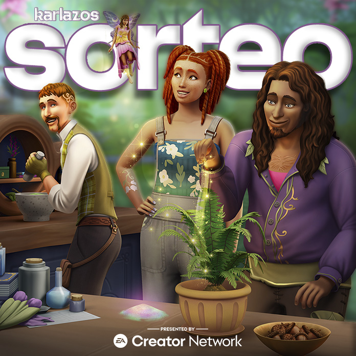 ¡SORTEO! 🦋💗

Gana Naturaleza Encantada para PC o consola 🌱¡Requisitos!

- Suscríbete a youtube.com/Karlazos
- Sigue a <a href="/LosSimsES/">Los Sims</a> y <a href="/KarlazosV/">karlazos</a>
- Da RT a este post  

Tenéis hasta el 13 de julio 📷 💋