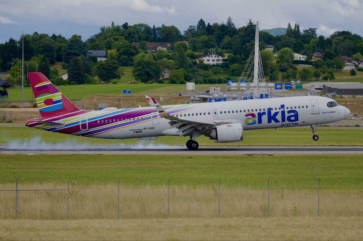 vince_dago's tweet image. A321-251NX | 4X-AGH | Arkia | GVA/LSGG🇨🇭07.07.2025