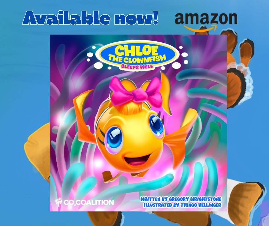 CO2Coalition's tweet image. Check out Chloe! Available now on Amazon!
amazon.com/Chloe-Clownfis…