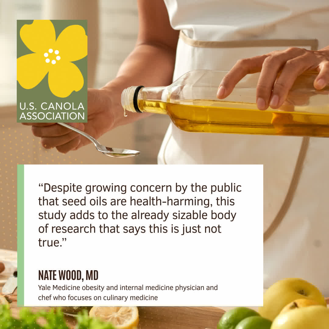 Not all fats are created equal, and seed oils like canola are finally getting credit.
New research shows linoleic acid (the essential fat in canola) may help:

🔹 Lower inflammation
🔹 Reduce heart disease risk
🔹 Protect against diabetes &amp; cancer

🔗 bit.ly/4k3AVQT