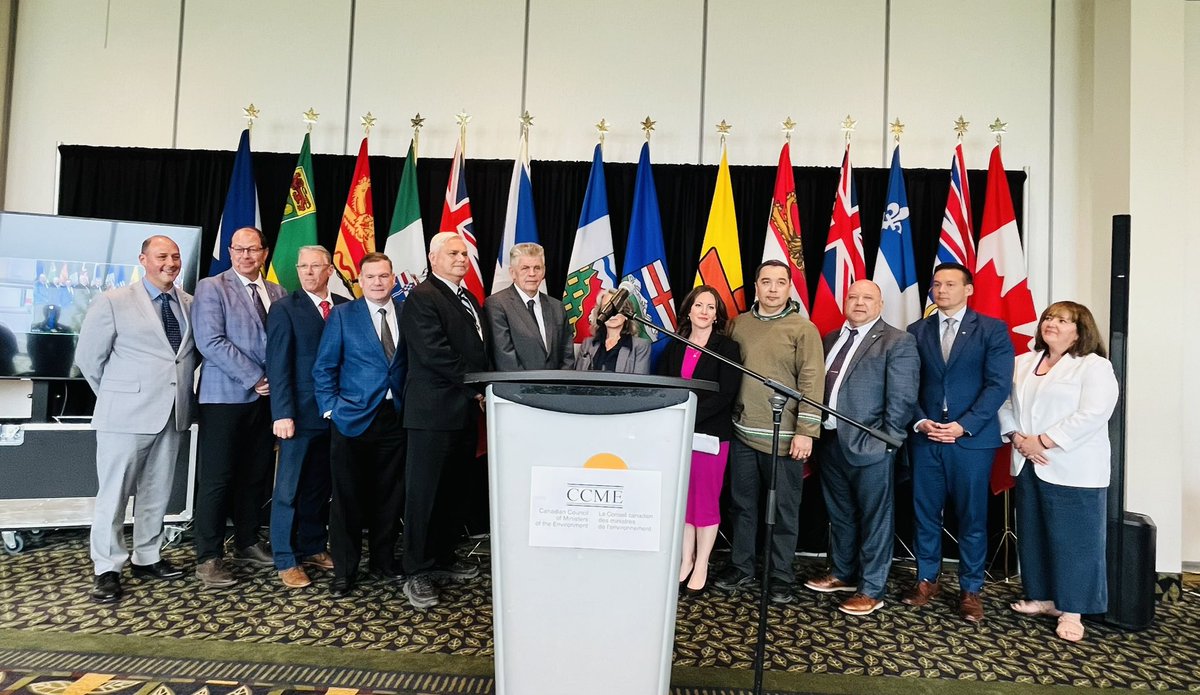 Minister Halman joined his provincial, territorial and federal colleagues last week in Yellowknife to discuss top climate change &amp; environmental issues such as air quality, circular economy, sustainable development &amp; more.