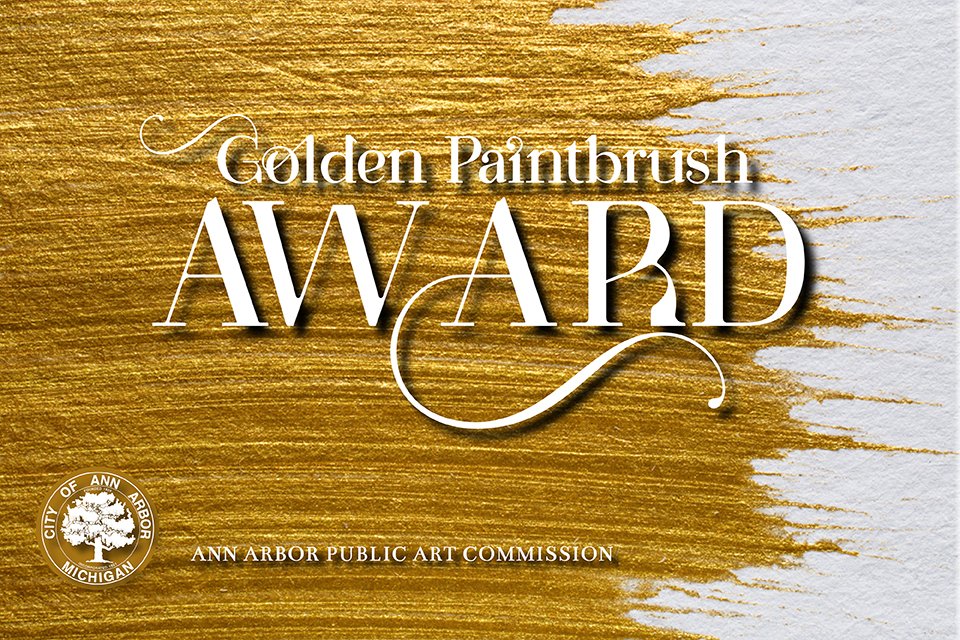 Nominations for the 2025 Golden Paintbrush Awards are now open! The Ann Arbor Public Art Commission’s biennial awards are designed to recognize people in the community who’ve created or fostered art in Ann Arbor’s public spaces. Learn more: a2gov.org/news/posts/nom…