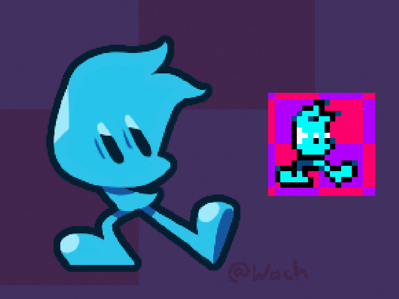 Wachine_Machine's tweet image. Having fun taking these old placeholder sprites to a new level