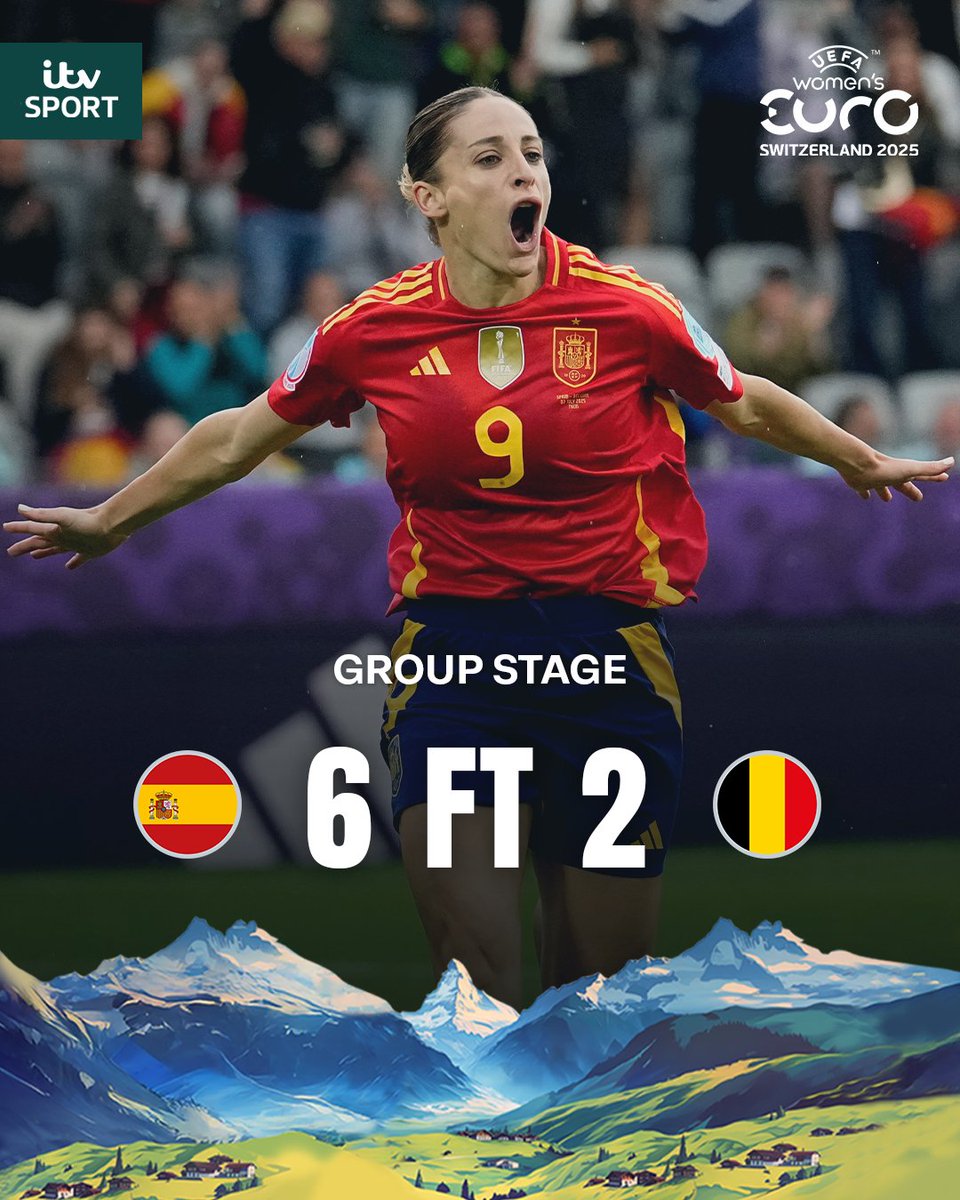 itvfootball's tweet image. Goals, goals, goals🤩

Spain are simply 𝒕𝒐𝒐 𝒈𝒐𝒐𝒅!