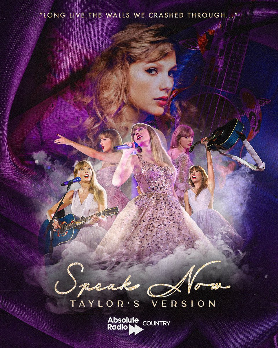 2 years of Speak Now (Taylor's Version). ✌️On this day in 2023, @TaylorSwift13 re-released her third studio album. 

It contains 6 "From The Vault" tracks and went on to reach No. 1 on the Country Albums Chart in both the USA and UK.