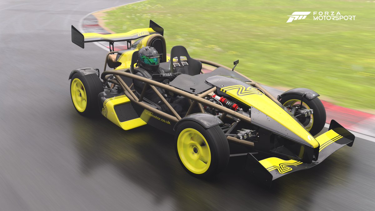 Ariel Atom 4RR 25th Anniversary livery replica, share code for FH5 is 898 778 194, file name for FM (and FH5) is "Ariel Atom 4RR".