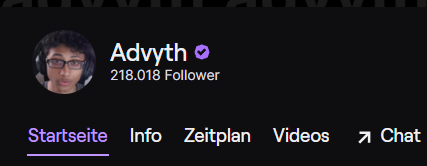 @Advyth Going live today, he got 210k followers on twitch and his coin ...