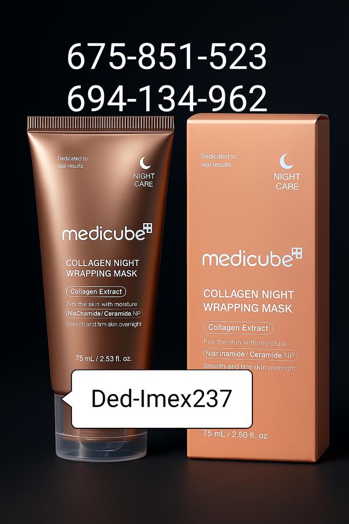 jeffswizz03's tweet photo. ✨ *Et si votre peau retrouvait enfin ce qu’elle mérite ?* ✨  
Découvrez le *masque de nuit au collagène Medicube*, l’allié des peaux matures, sèches et marquées par le temps. https://t.co/iLQsy8oZCl