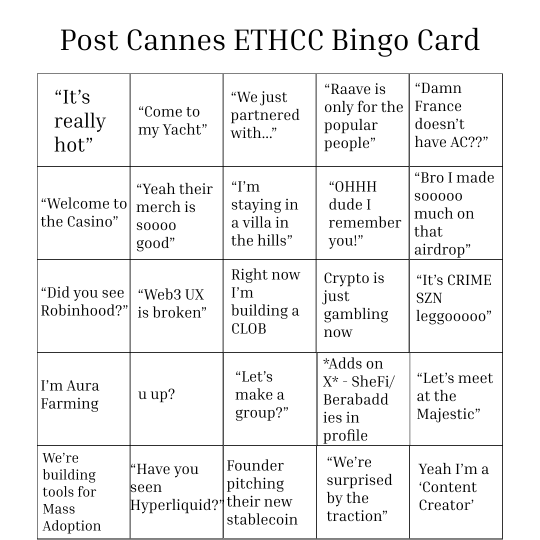 madladshad's tweet photo. for everyone asking for the ETHCC Cannes report https://t.co/gvHtCuM1sn