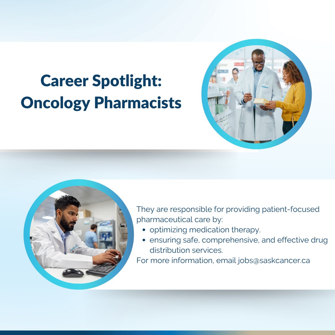 SaskCancer's tweet image. Check for job opportunities on healthcareersinsask.ca