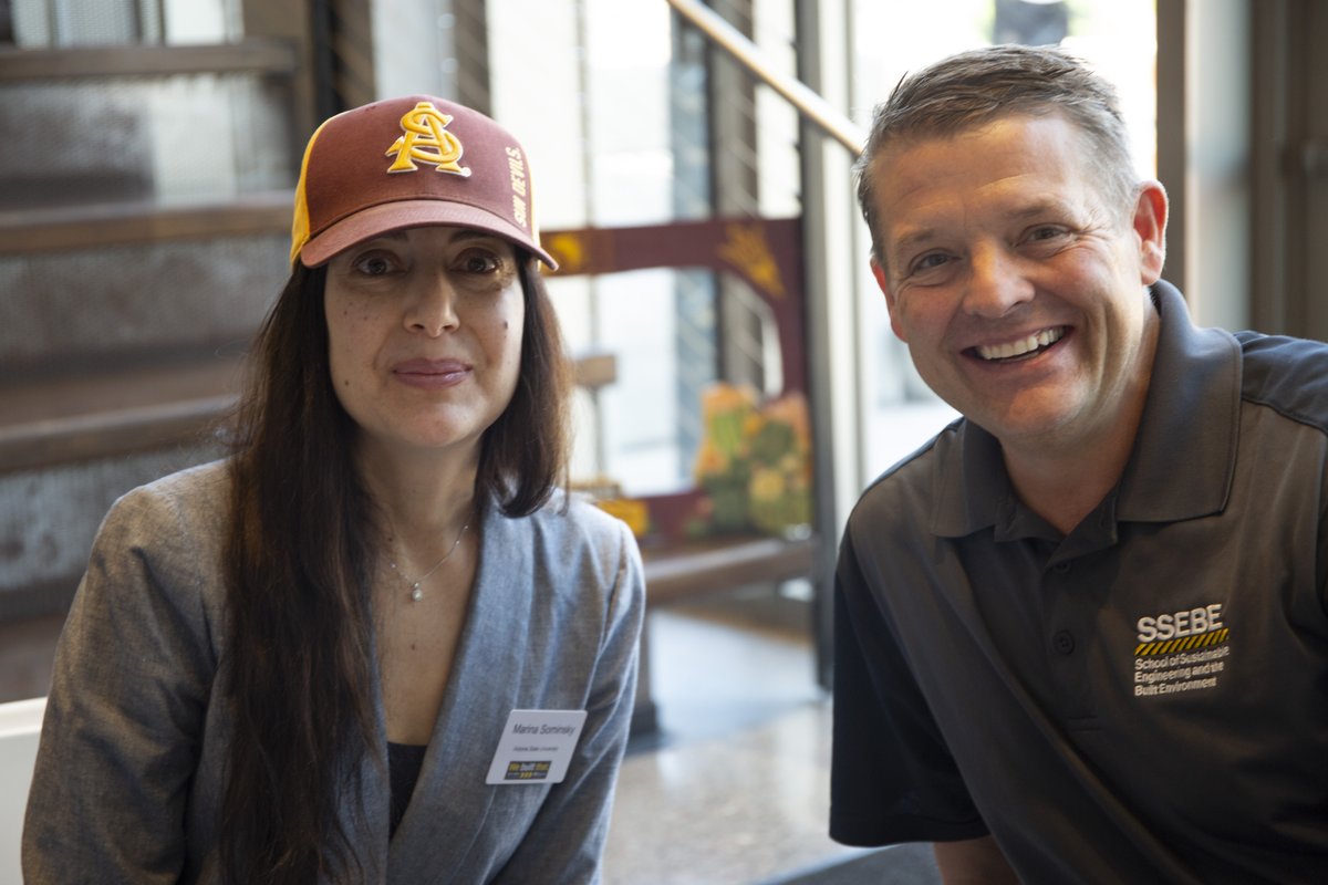 SSEBEatASU's tweet image. ๐Enjoy these photos of the @SSEBEatASU Summer Pizza Party where faculty members and staff took some time to relax and catch up with each other. Thank you, SSEBE Social Committee for organizing and hosting another great event! flic.kr/s/aHBqjCkn7a ๐ #ASUEngineering
