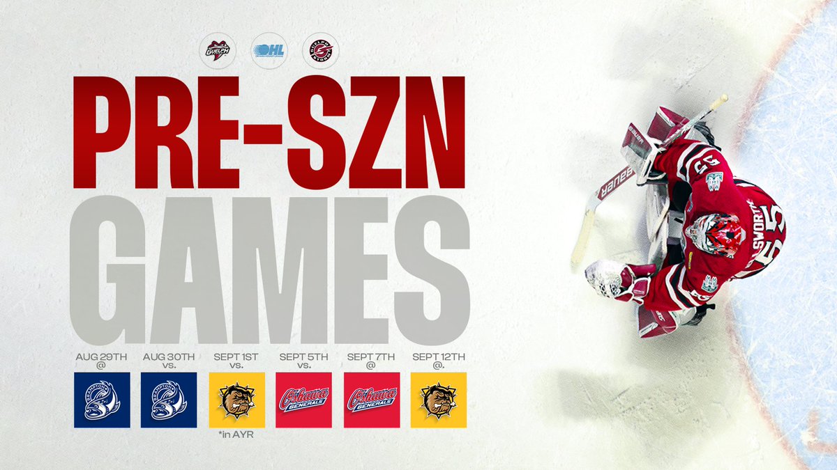 PRE SZN SCHEDULE DROP ⤵️