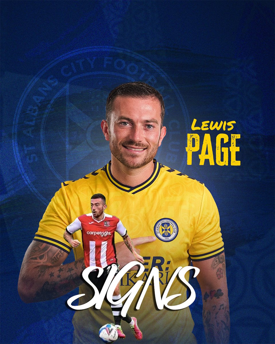 ✍️ Lewis Page signs! 

🤩 We're pleased to announce that the left back and West Ham academy product has joined the club for the 2025/26 season! 

🔗 Read more about Lewis here: loom.ly/FLRRlM8

#COMEONYOUSAINTS 😇