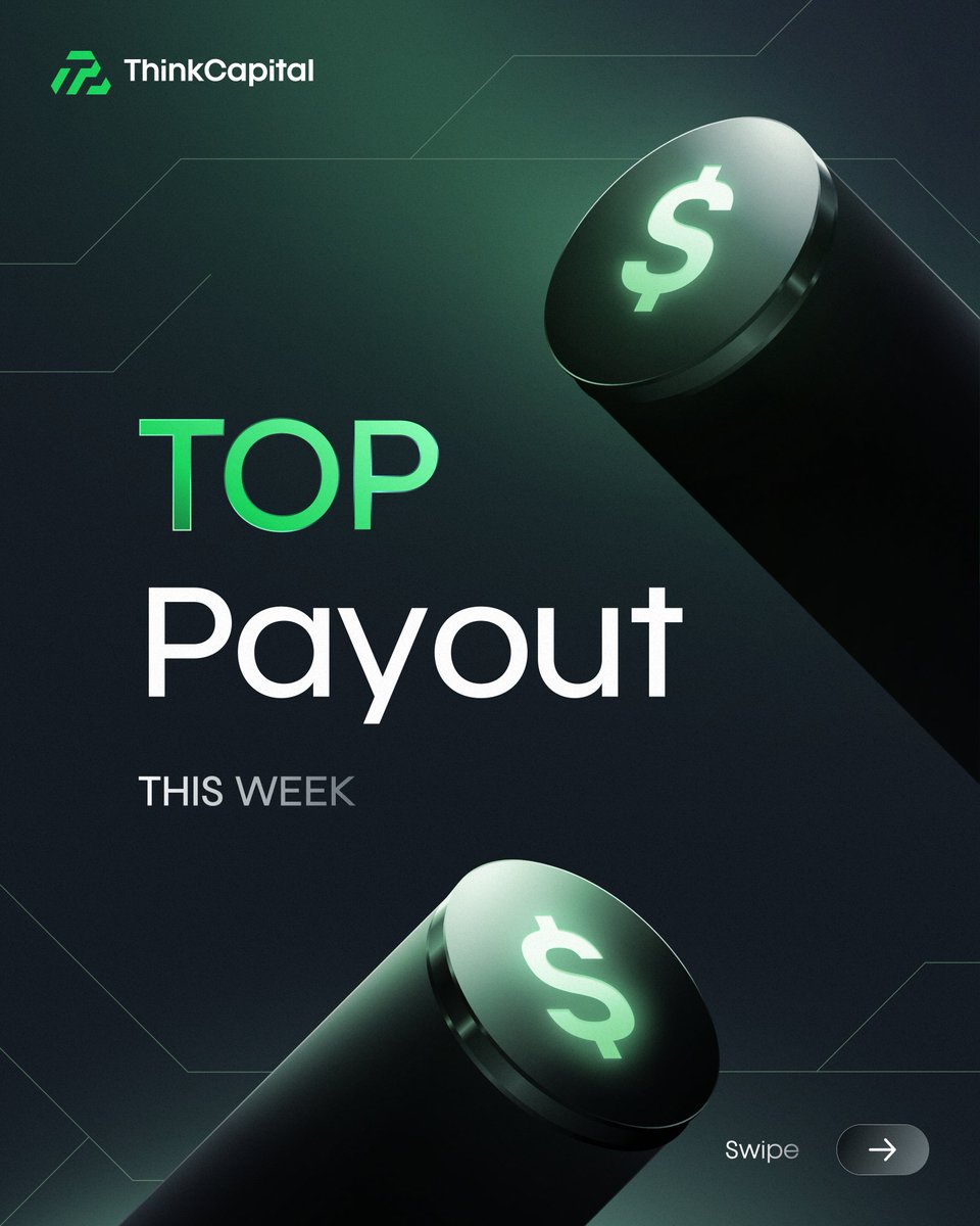 thinkcapitalcom's tweet image. Top payouts of the week! 💚 Weekly payouts. Up to 90% profit splits. No consistency rules. Who’s next? 💚 #GetFunded #ThinkCapital #PropTrading