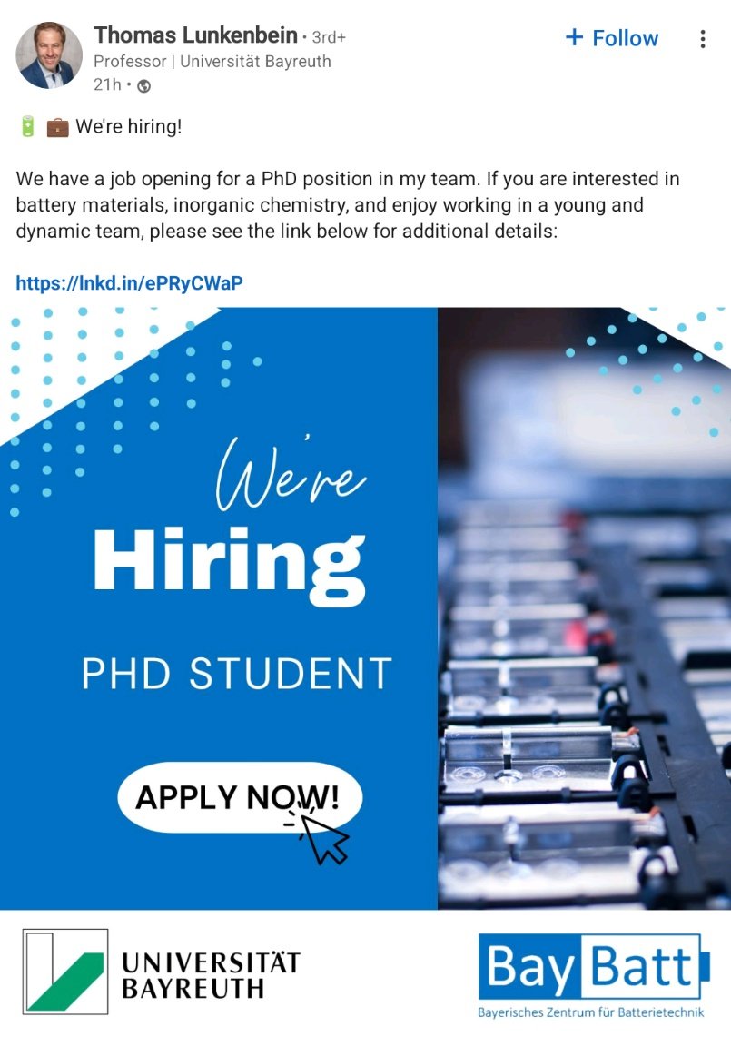 Joseph (@iam_sundaycino) on Twitter photo Graduate position.
<a href="/adedoyeean/">Ade</a> <a href="/anifel20/">Felo Anifel</a> <a href="/Kayodeoshinubi/">K.O.</a> <a href="/matajson/">Oluwaseun M. Ajayi 🇳🇬 🇺🇸</a> <a href="/Olu_Jumob/">Oluwole Òtègbèmí</a> <a href="/olumuyiwaayo/">Olumuyiwa Igbalajobi, Ph.D</a> <a href="/particular6/">Adelabu</a>
Link: uni-bayreuth.de/stelle-kennwor… Graduate position.
<a href="/adedoyeean/">Ade</a> <a href="/anifel20/">Felo Anifel</a> <a href="/Kayodeoshinubi/">K.O.</a> <a href="/matajson/">Oluwaseun M. Ajayi 🇳🇬 🇺🇸</a> <a href="/Olu_Jumob/">Oluwole Òtègbèmí</a> <a href="/olumuyiwaayo/">Olumuyiwa Igbalajobi, Ph.D</a> <a href="/particular6/">Adelabu</a>
Link: uni-bayreuth.de/stelle-kennwor…